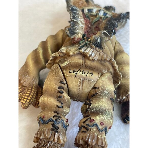 Boyds Bears and Friends Resin Native American Indian Chief Sitting Bear Figurine - Picture 7 of 8